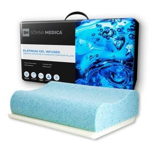 Somna Medica Gel Infused Moderate Contour Adjustable Pillow