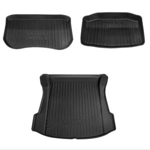 Heavy Duty Waterproof Rear Front Cargo Rubber Mat Boot Liner for Tesla Model 3 2019-2023