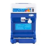 Vevor 29x39x43cm Ice Shaver White and blue for Snow Cone Frozen Ice Shaving
