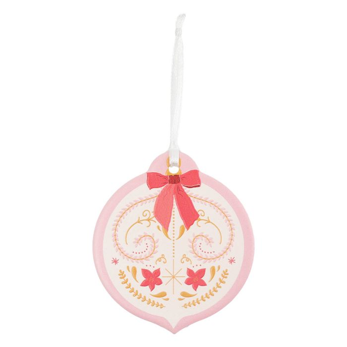 Splosh Christmas Bauble Ceramic Keepsake Hanging Home Decor