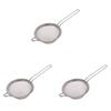 3PK Appetito Stainless Steel Mesh Strainer Home Kitchen Cooking 15cm