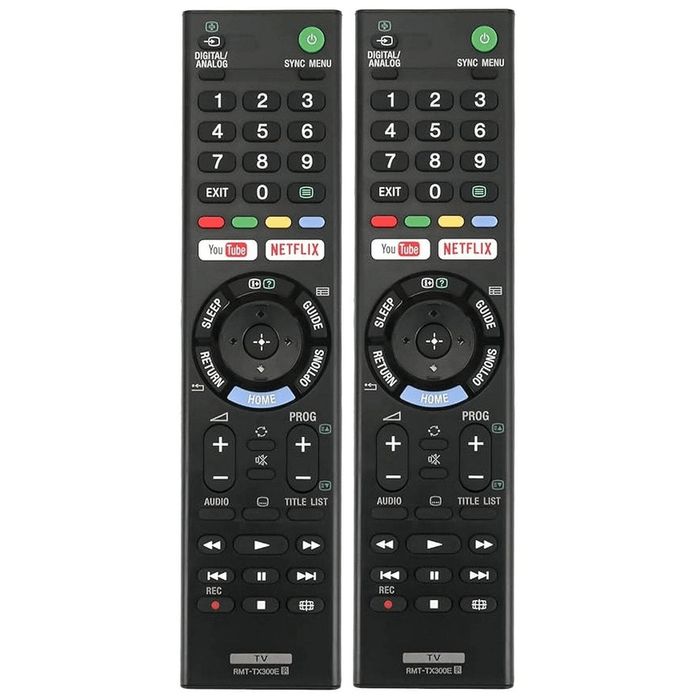 [2 Pack] RMT-TX300E TV Remote Replacement for Sony Bravia KDL32W660E KDL40W660E KDL49W660E KD43X7000E KD49X7000E KD55X7000E