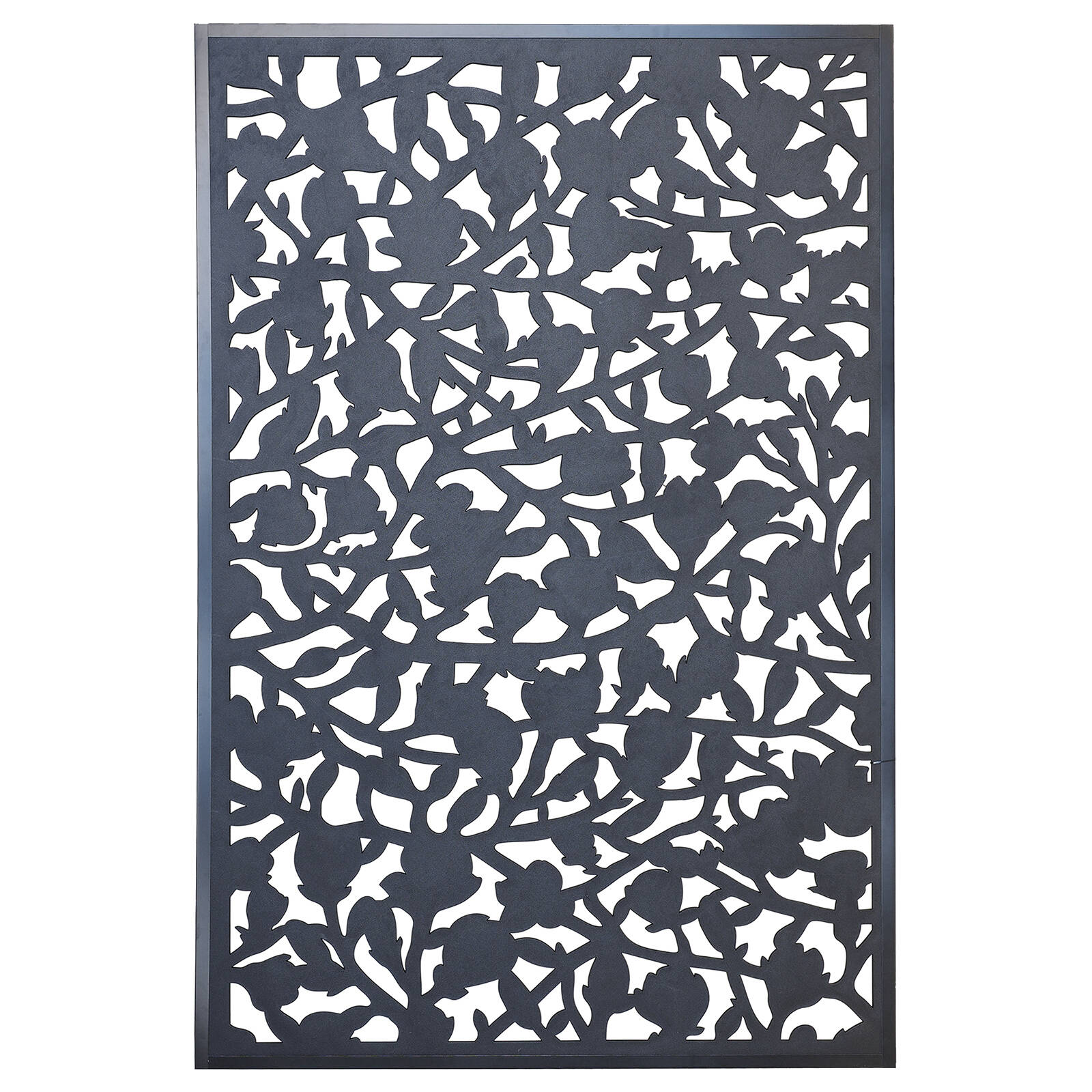 Matrix 1800 x 1200 x 9mm Charcoal Magnolia Décor Screen With Frame product image