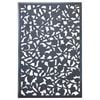 Matrix 1800 x 1200 x 9mm Charcoal Magnolia Décor Screen with Frame