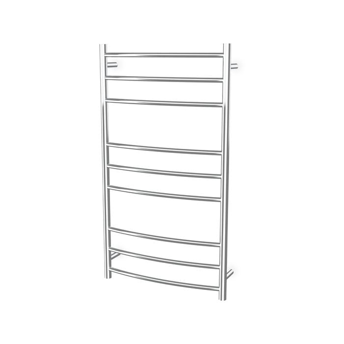 Arlec 100W Stainless Steel 9 Bar Heated Towel Rail