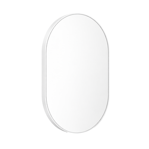 Barelli 750 x 500mm White Signature High Specification Scala Pill Shaped Framed Mirror