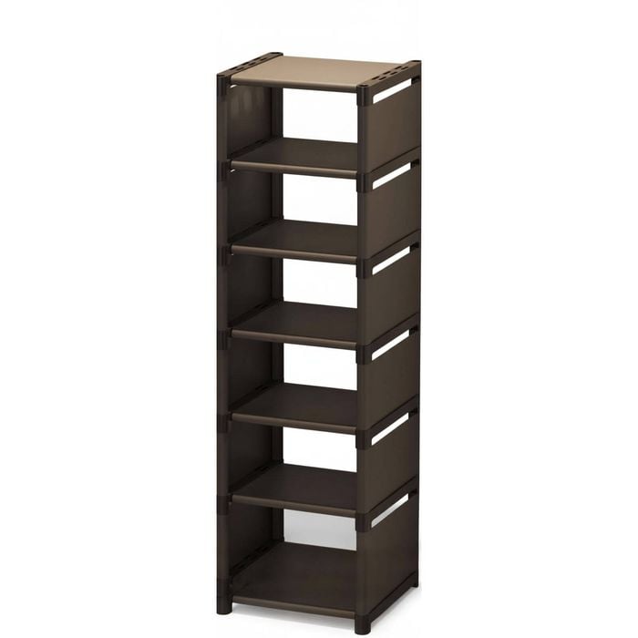 7-Tier Shoe Storage Rack Entryway, Black