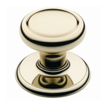 Schlage Bright Gold Classic Series Diplomat Passage Knobset
