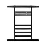 Formula Sports Combi Billard Pool Cue Wall Rack Black 105cm