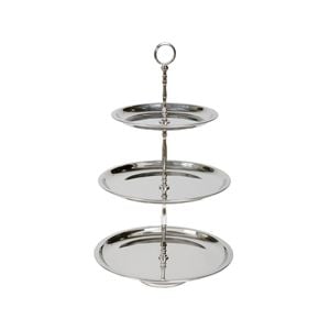 Ssh Collection Kate 52cm Tall 3 Tier Cake Stand - Polished Steel