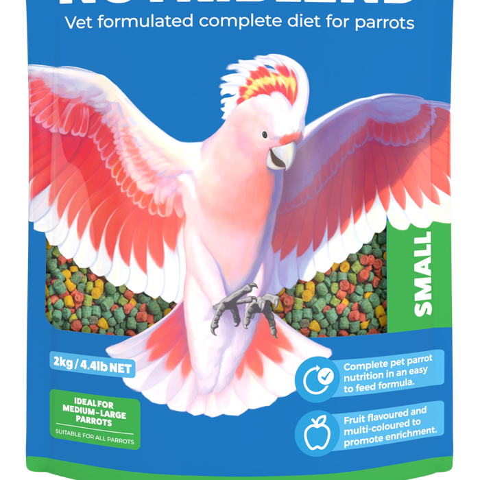 Vetafarm Nutriblend Small Vet-Formulated Complete Diet for Parrots 2kg