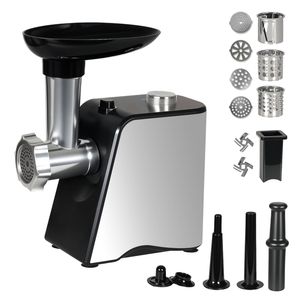 Spector Meat Mincer Electric Grinder 2800W Max With Plates Kitchen Silver
