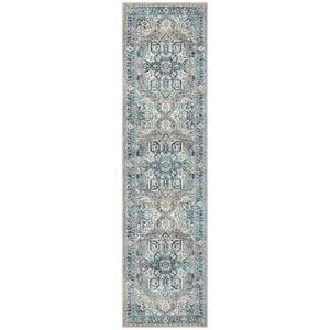 Garden 207 Blue 300x80 Rug
