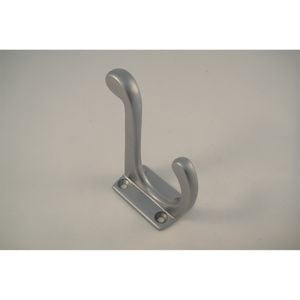 Miles Nelson Hat & Coat Hook Satin Chrome
