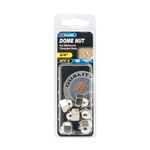 Zenith 3/8" Chrome Plated Dome Nut - 6 Pack