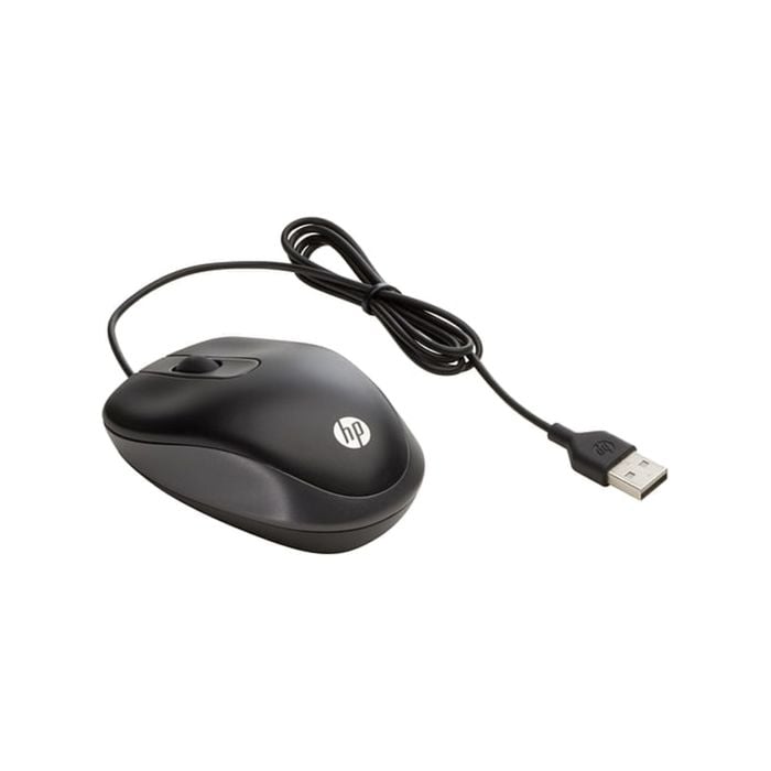 Hp Usb Travel Mouse - Black [g1k28aa]