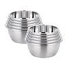 Soga 2x 5pc Stainless Steel Mixing Bowls