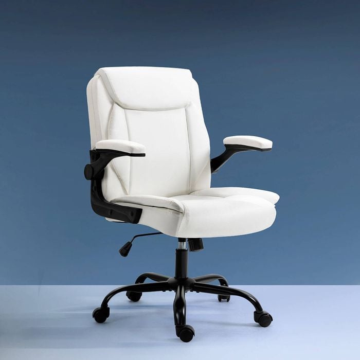Homfurn Executive Office Chair Mid Back Ergonomic Comfortable Desk Chair