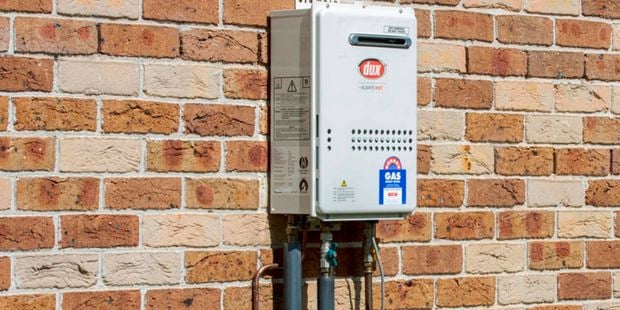 small water heater outdoor