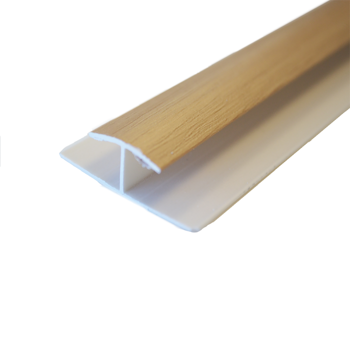 QuickBoard 38 x 14mm 2.7m Cedar PVC Composite H Joint Trim