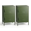 Artiss 2x Buffet Sideboard Green 101cm