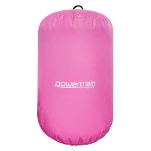 Powertrain Inflatable Air Barrel Gymnastics Roller 120cm x 75cm - Pink PVC Tumbling Mat for Flips & Balance