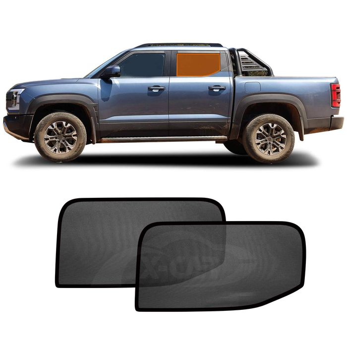 Rear Window Sun Shade For Byd Shark 6 2024-onwards Uv Protection Car Sunshade Blind Mesh