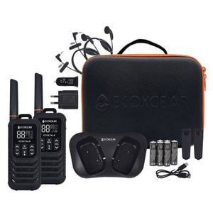 Ecoxgear Exg200-2pk 2 Watt Ip67 Uhf Cb Handheld Radio Deluxe Twin Pack