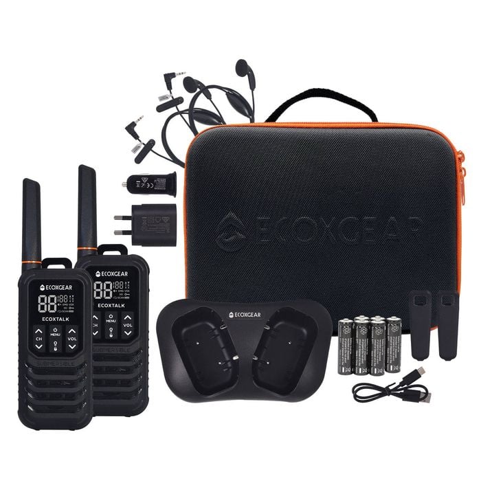 Ecoxgear Exg200-2pk 2 Watt Ip67 Uhf Cb Handheld Radio Deluxe Twin Pack