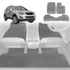 6D Diamond Car Floor Mats for Holden Captiva 5 2006-2015-Full Set-Grey-Outback GT