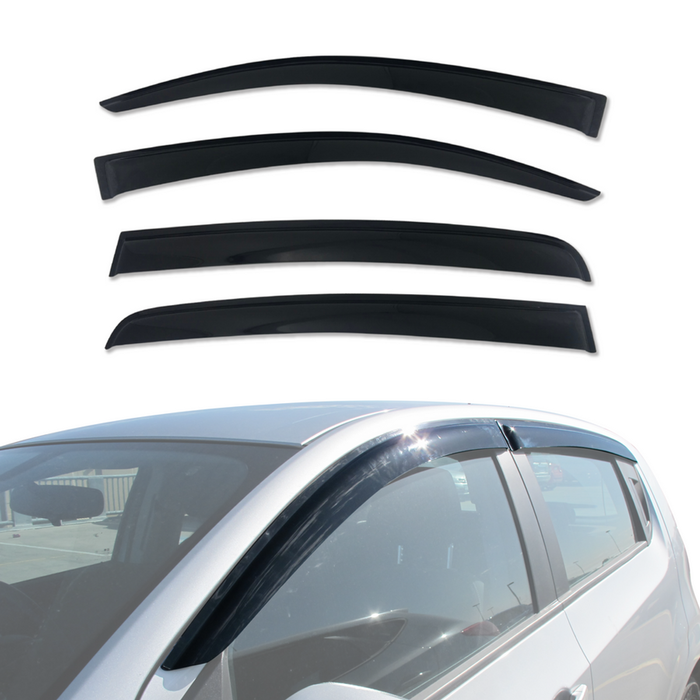 AUSGO Weather Shields for Holden Barina Hatch TM Series 2011-2019 Weathershields Window Visors Wind Deflectors
