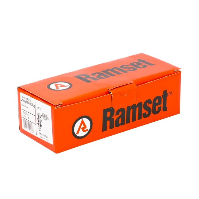 Ramset 8 x 80mm Long RamPlug - 100 Pack