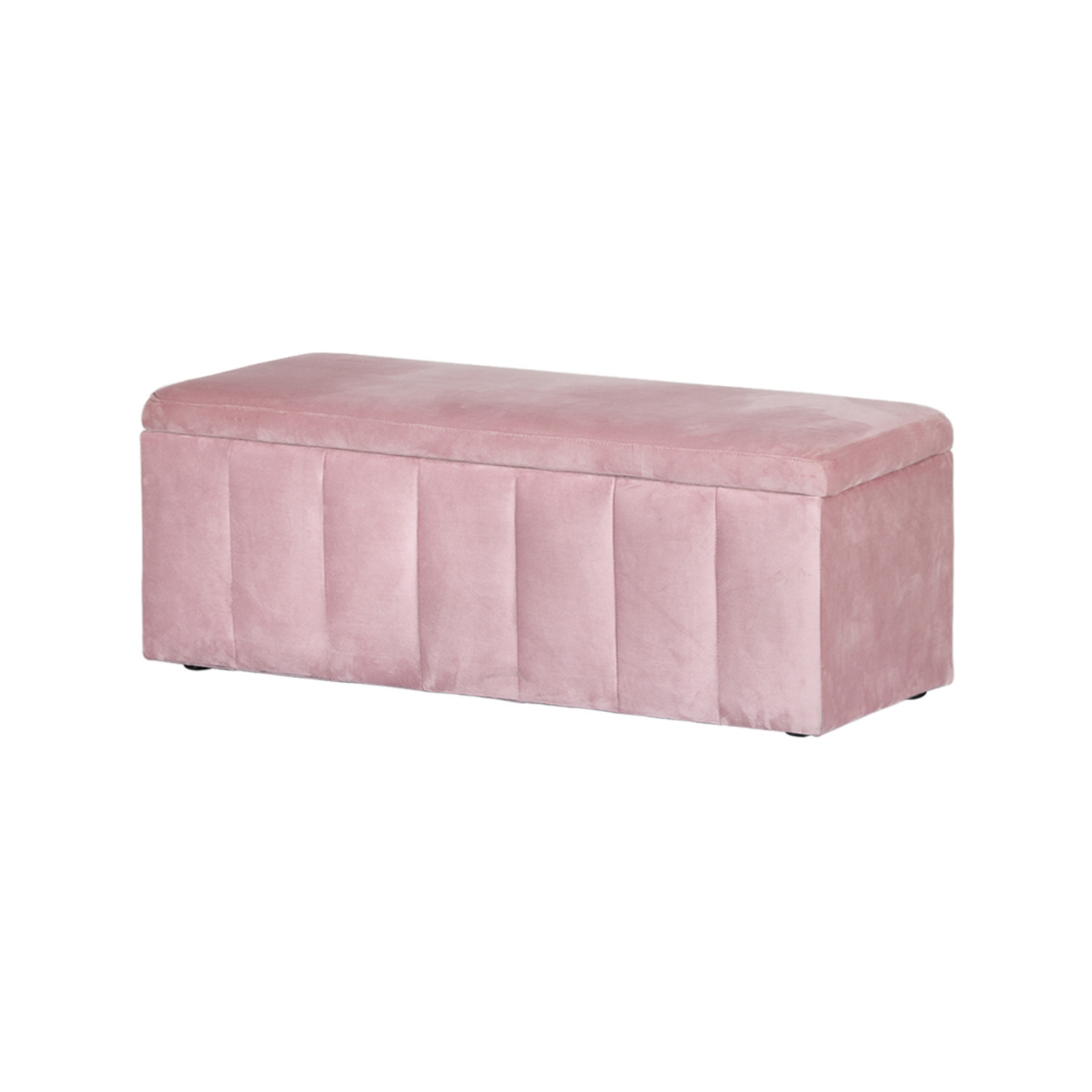 Artiss Storage Ottoman Velvet Pink