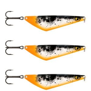 3x Rapala 8.5cm Harmaja Metal Spoon Fishing Lures - Halloween