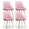 4x Dining Chairs Pink