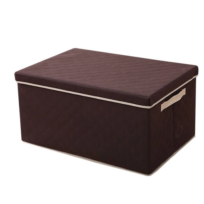 SOGA Large Coffee Fabric Storage Box