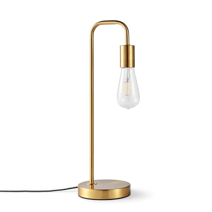 Sherwood Kara Metal Table Lamp Brass Gold