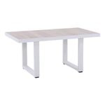 FurnitureOkay Mosman Ceramic Outdoor Low Dining Table - White