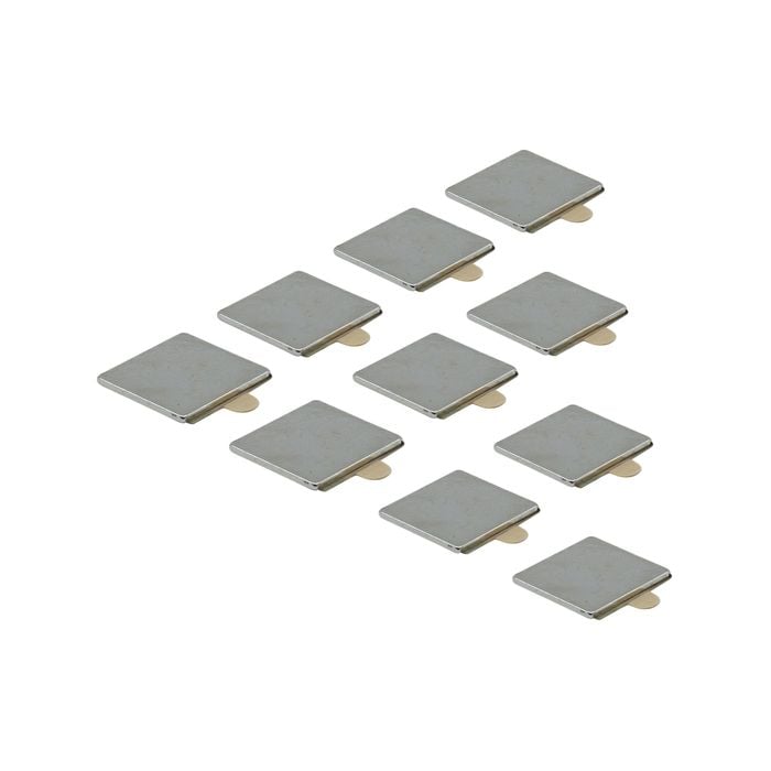 Everhang 15 x 15mm Rare Earth Square Adhesive Magnet - 10 Pack