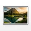 Sunrise over the Mountains  Print 100% Australian Made 120x90cm  (Poster)