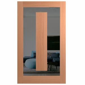 Hume 2040 x 1200 x 4mm Illusion SPM External Door XIL21 - Grey