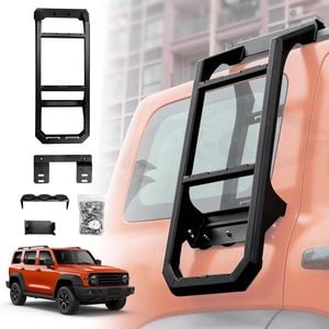Side Ladder for GWM Tank 300 2023-Onwards Stainless Steel Protective Frame Modification Black