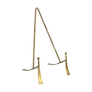 Lvd Large Handcrafted Metal Brass Plate Stand Accessory 26cmx14cmx3cm