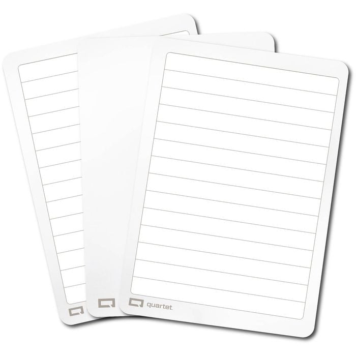30PK Quartet Flex Double-Sided A4 Plain/Lined Frameless Whiteboard