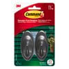 Command Medium Slate Outdoor Terrace Hooks