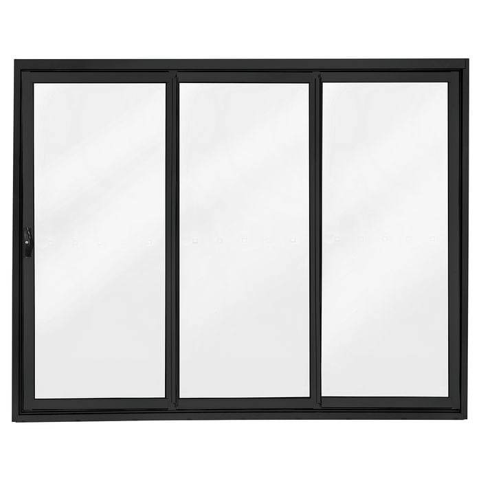 Polar Eco-View Windows 2145 x 2700mm Black Stacking Aluminium Sliding Door