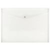 Marbig Button Closure Document Wallet A3 (Clear)