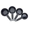 4pc MasterCraft 24.5cm Magnetic Measuring Cup Set Baking/Kitchen - Black