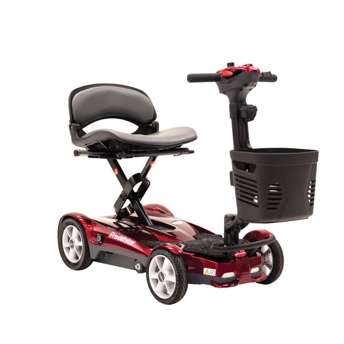 Cubro® Red Freestyler® Folding Mobility Scooter