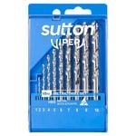 Sutton Tools 1.0 - 10.0mm Viper Metric Drill Bit Refill 10 Piece Set